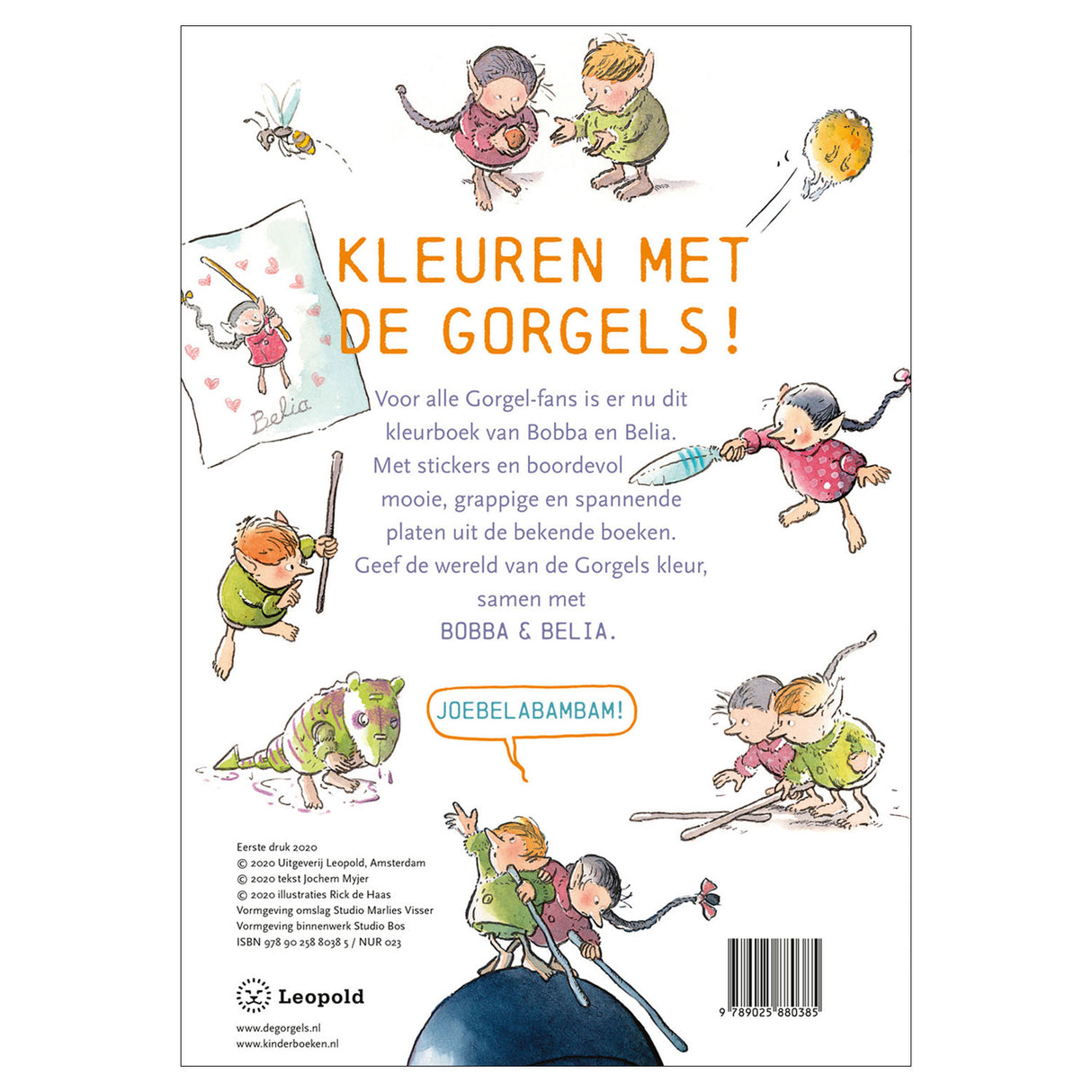 De Gorgels Kleurboek van Bobba Belia