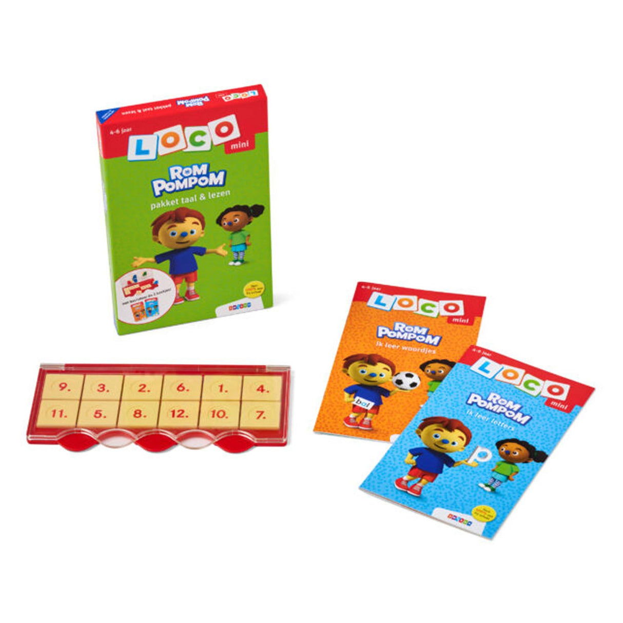 Wpg uitgevers mini loco - rompompom pakket taal lezen (4-6 jaar)