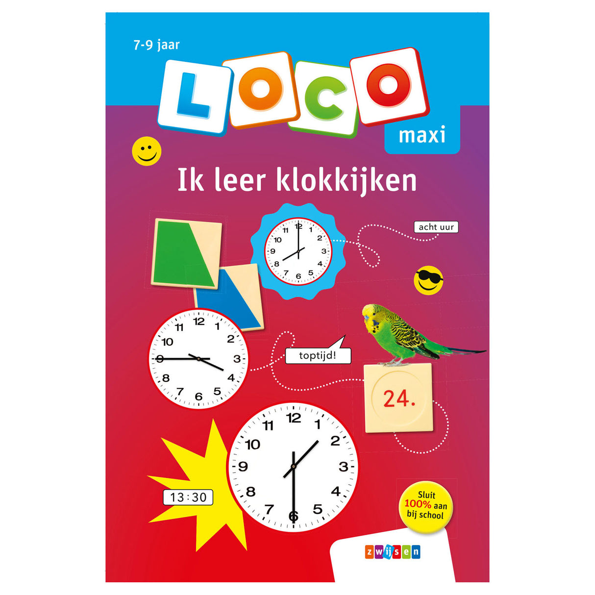 Loco maxi - ik leer klokkijken (7-9 jaar)