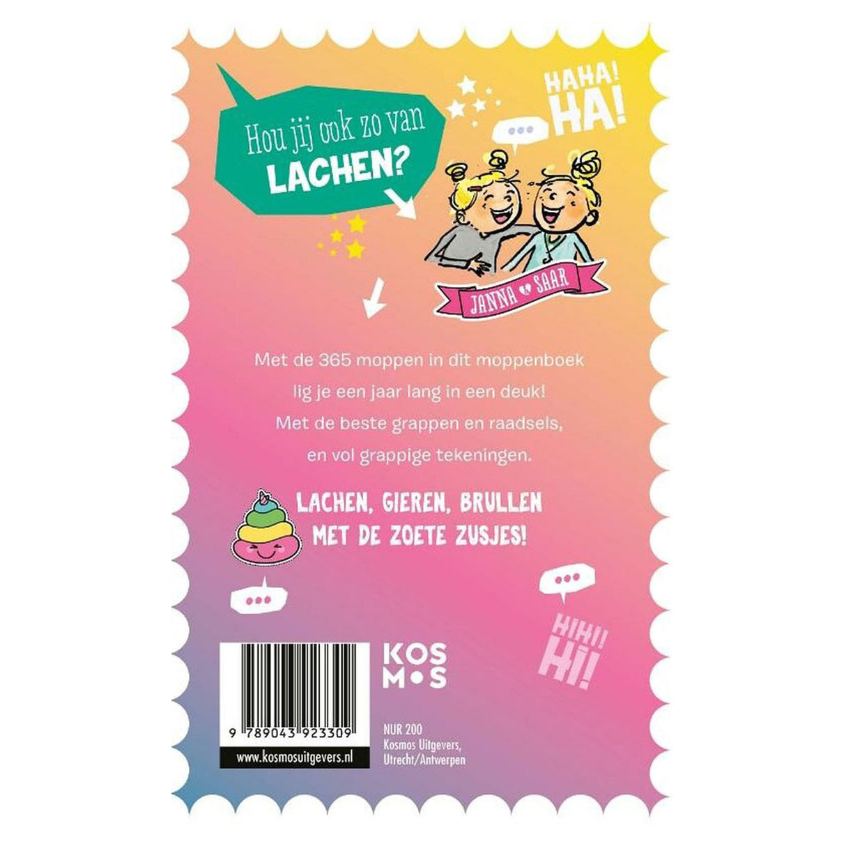 Centraal boekhuis de zoete zusjes moppenboek