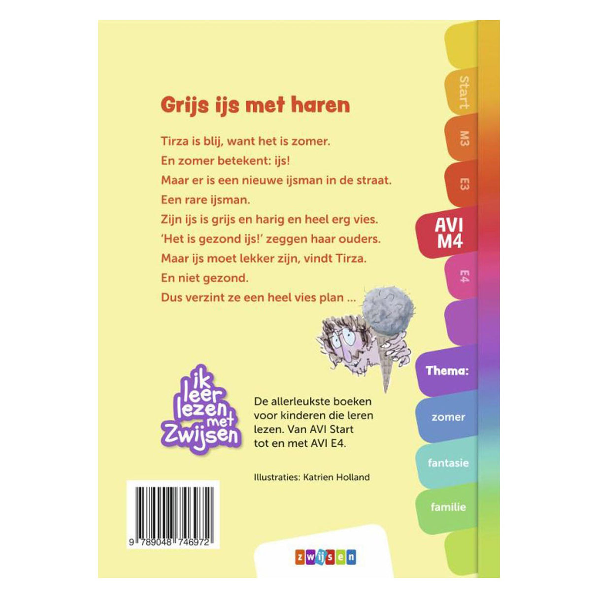 Wpg uitgevers ik leer lezen - grijs ijs met haren (avi-m4)