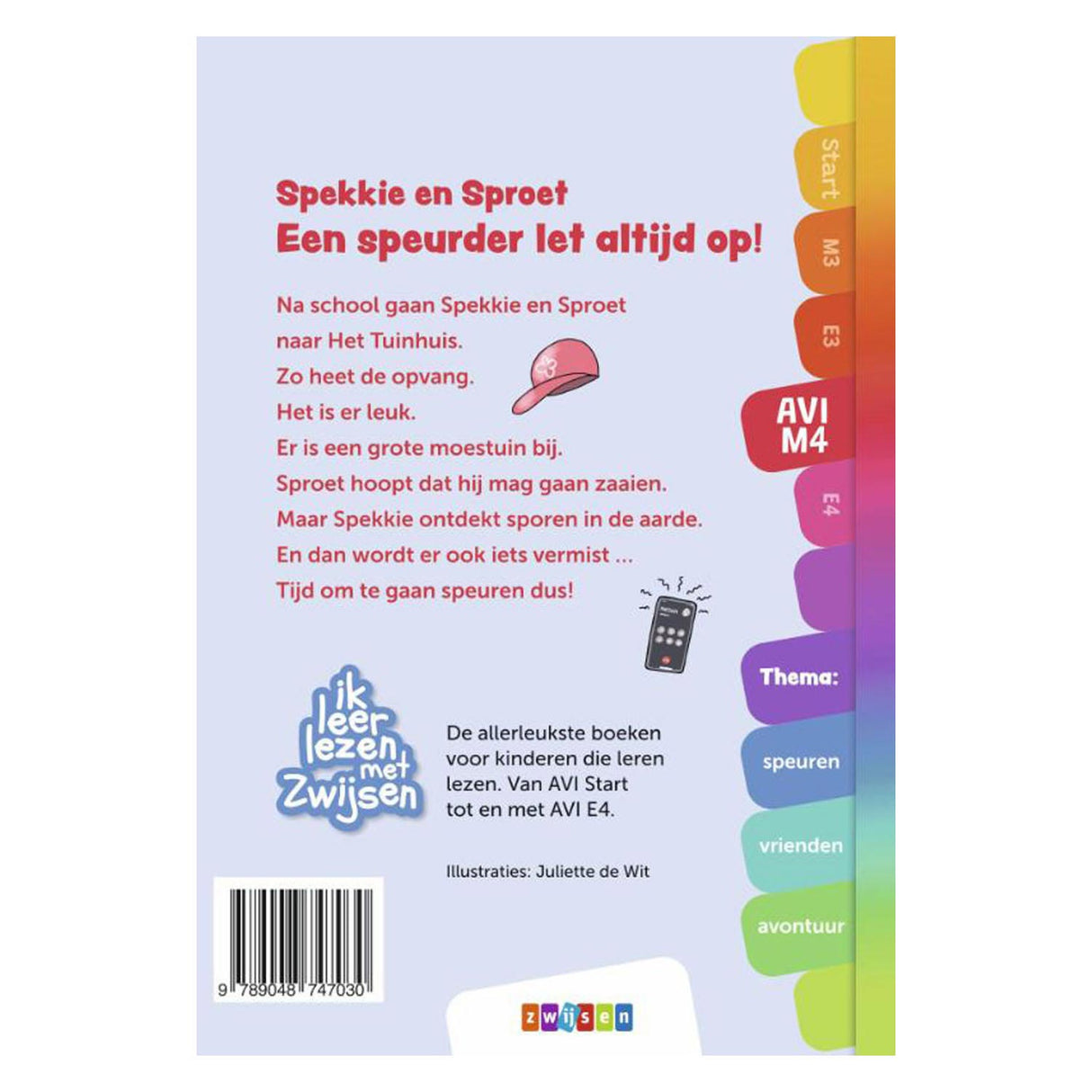 Wpg uitgevers ik leer lezen spekkie en sproet, een speurder let altijd op! (avi-m4)