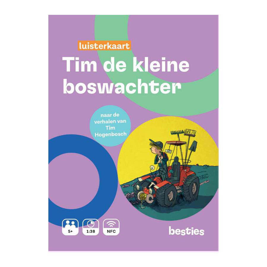 Centraal boekhuis tim de kleine boswachter luisterkaart
