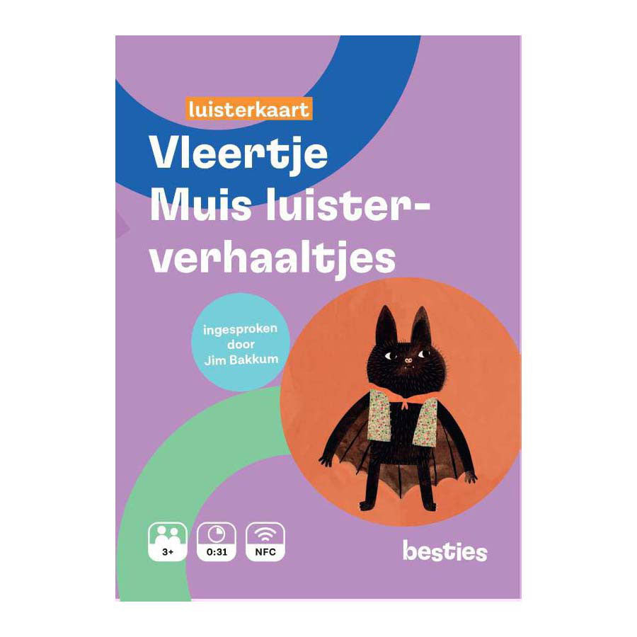 Centraal boekhuis vleertje muis luisterverhaaltjes luisterkaart
