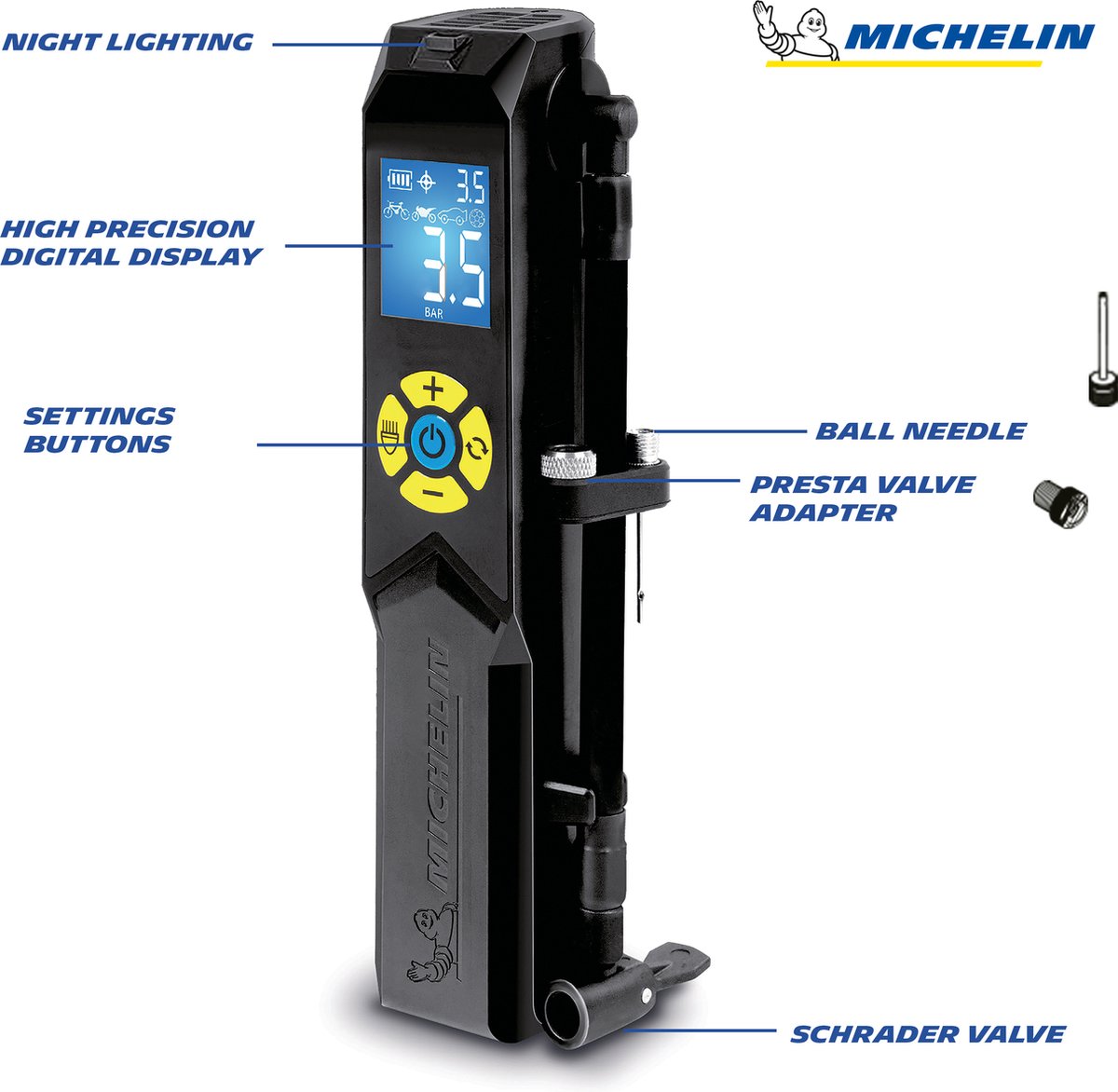 Michelin mini luchtcompressor 10 bar