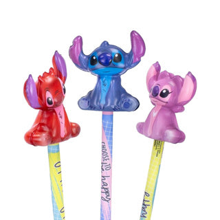 Stitch squishy pencil topper assorti