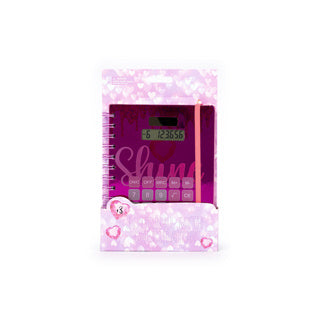 Dream pop dream big spiral notebook met calculator