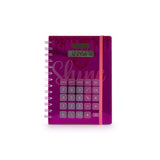 Dream pop dream big spiral notebook met calculator