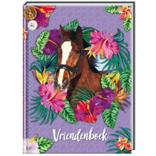 Boek vriendenboek paarden