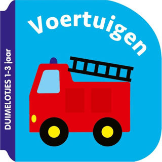 Boek duimelotje voertuigen