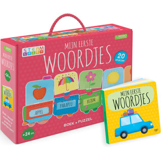 Rebo publishers mijn eerste woordjes puzzeltrein + boek