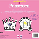 Boek kleurblok prinsessen dikke lijnen