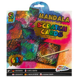 Scratch Kaarten, 6st. - Mandala