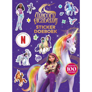 Boek unicorn academy stickerboek doeboek