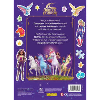 Boek unicorn academy stickerboek doeboek