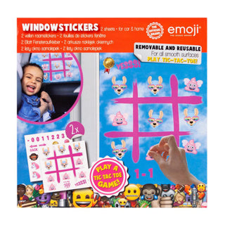 Raamstickers emoij assorti