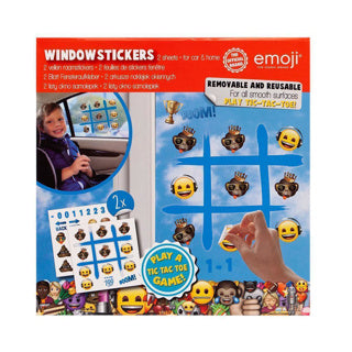 Raamstickers emoij assorti