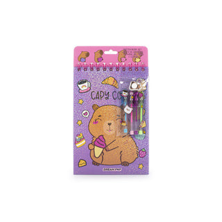 Dream pop schets en stickerboek capibara