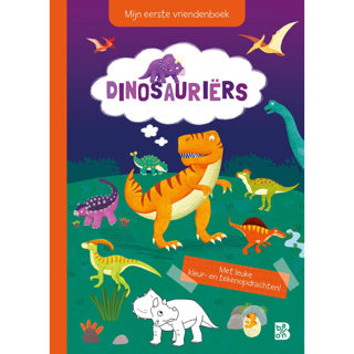 Boek mijn eerste vriendenboek dinosauriers