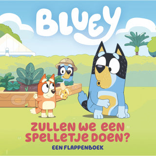 Bluey zullen we een spelletje doen? flappenboek