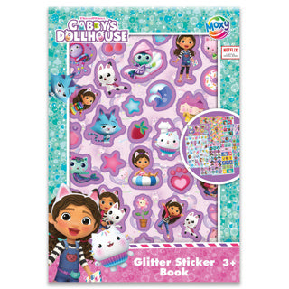 Creative craft group glitter stickerboek a5 - gabby's poppenhuis