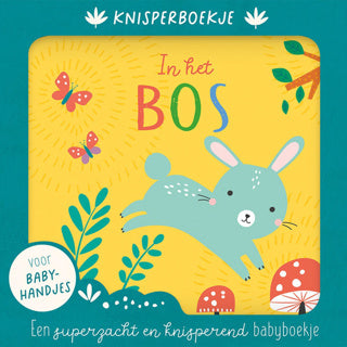 Boek knipperboekje in het bos