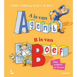 Boek a is van agent, b is van boef