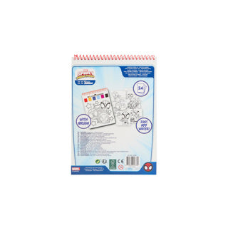 Canenco spidey water verfset boek - incl kwast