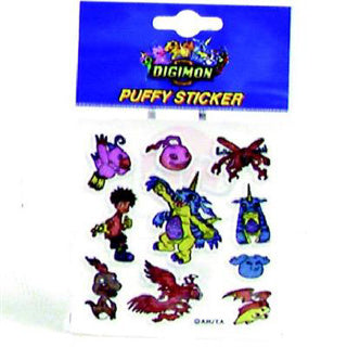 Stickers digimon 3d