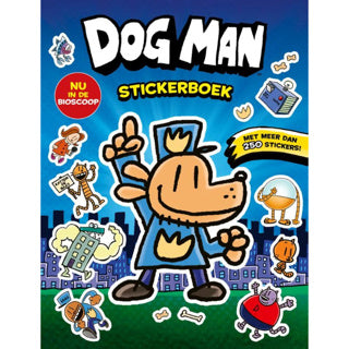 Boek dog man stickerboek