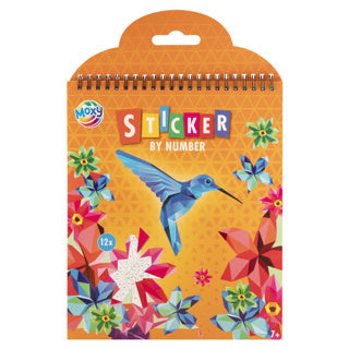 Stickeren op nummer dieren