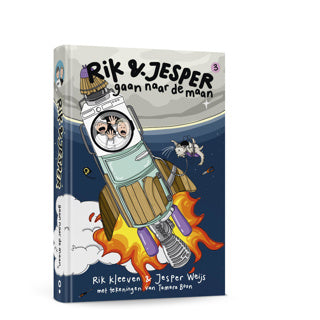 Boek rik en jesper gaan naar de maan