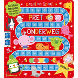 Boek pret onderweg