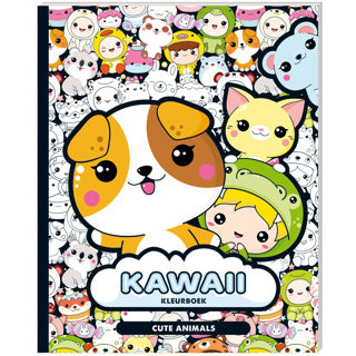 Kawaii kleurboek schattige dieren