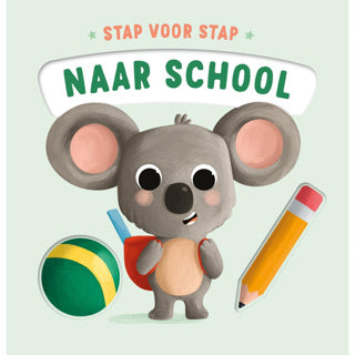 Boek kartonboek naar school