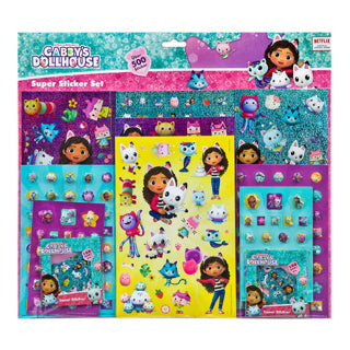 Undercover gabby's poppenhuis super stickerset