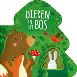 Boek kartonboek dieren in het bos