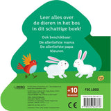 Boek kartonboek dieren in het bos