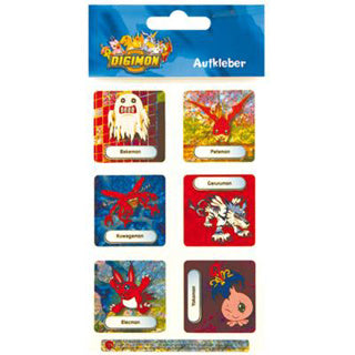 Stickers digimon assorti