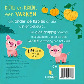 Boek kietel en kriebel een varken