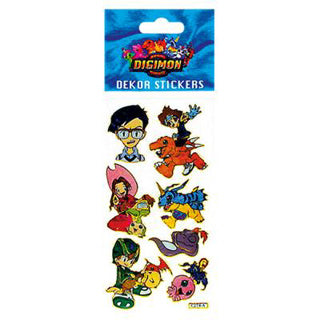 Stickers digimon groot assorti