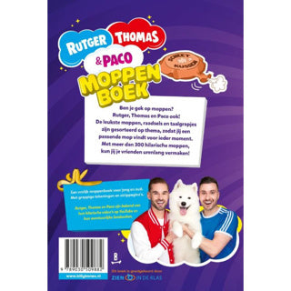 Boek moppenboek rutger, thomas en paco