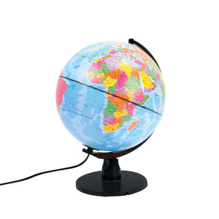 Science globe met licht nederlands led 25 cm