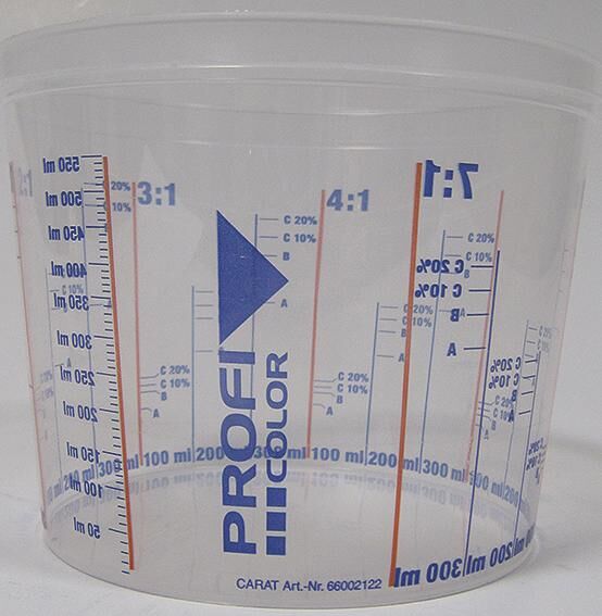 Profi kleur verf-mengbeker mengbeker 750ml
