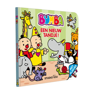 Studio 100 bumba kartonboek met flapjes: een nieuw tandje
