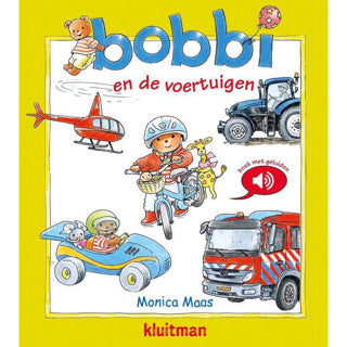Uitgeverij kluitman bobbi en de voertuigen geluidenboek