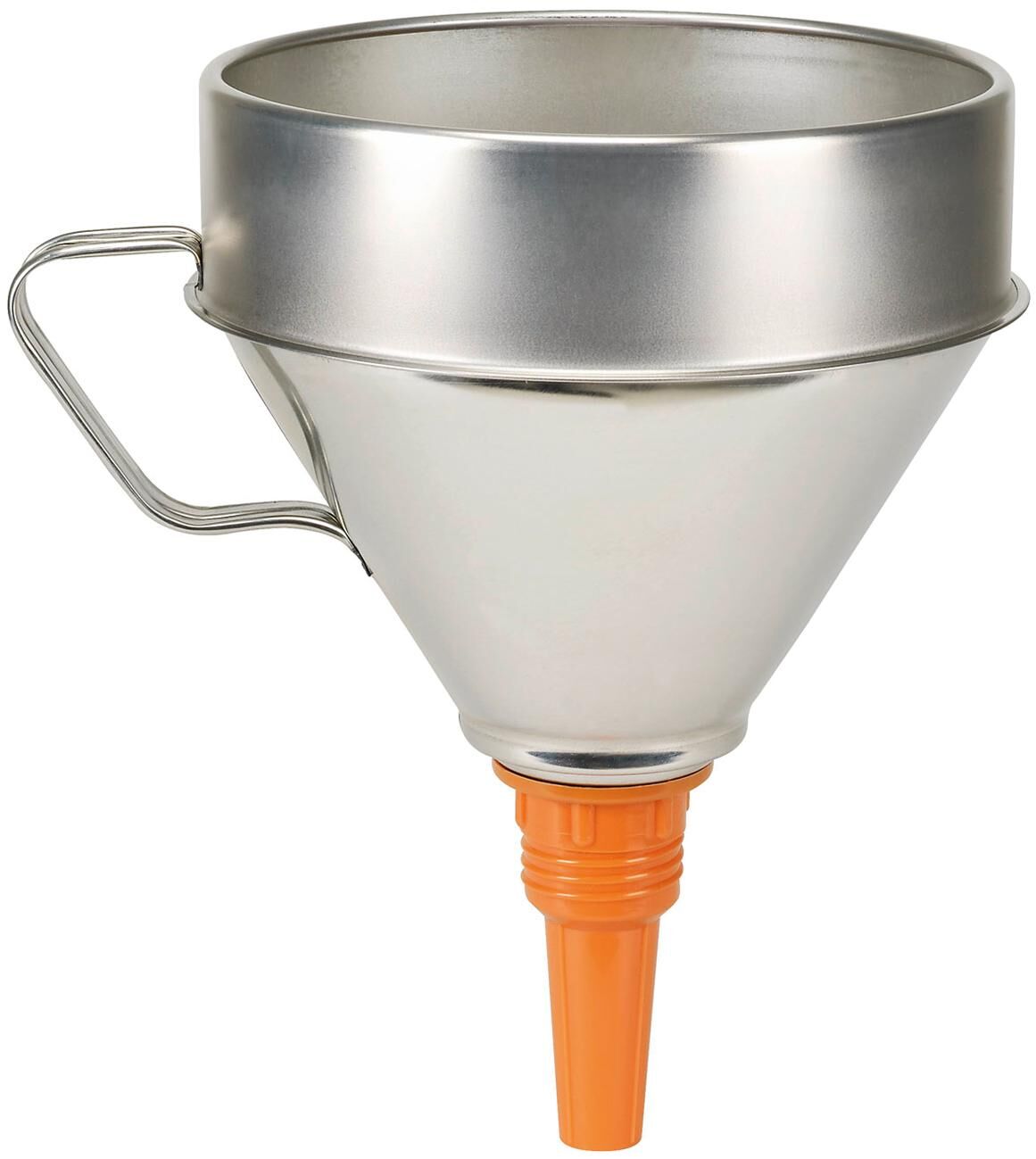 Pressol trechter sheet metal funnel 200 mm tinplate w.sieve