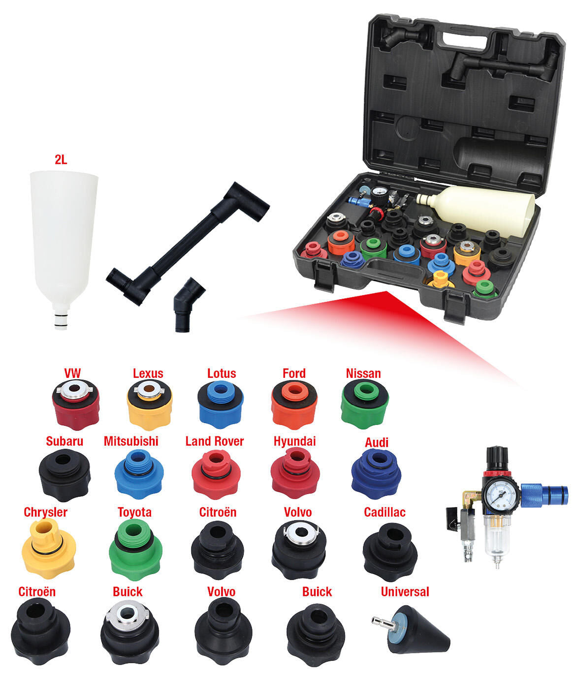 Ks tools ks-tools vultrechter master master oil filling funnel 24-piece,turning anglea