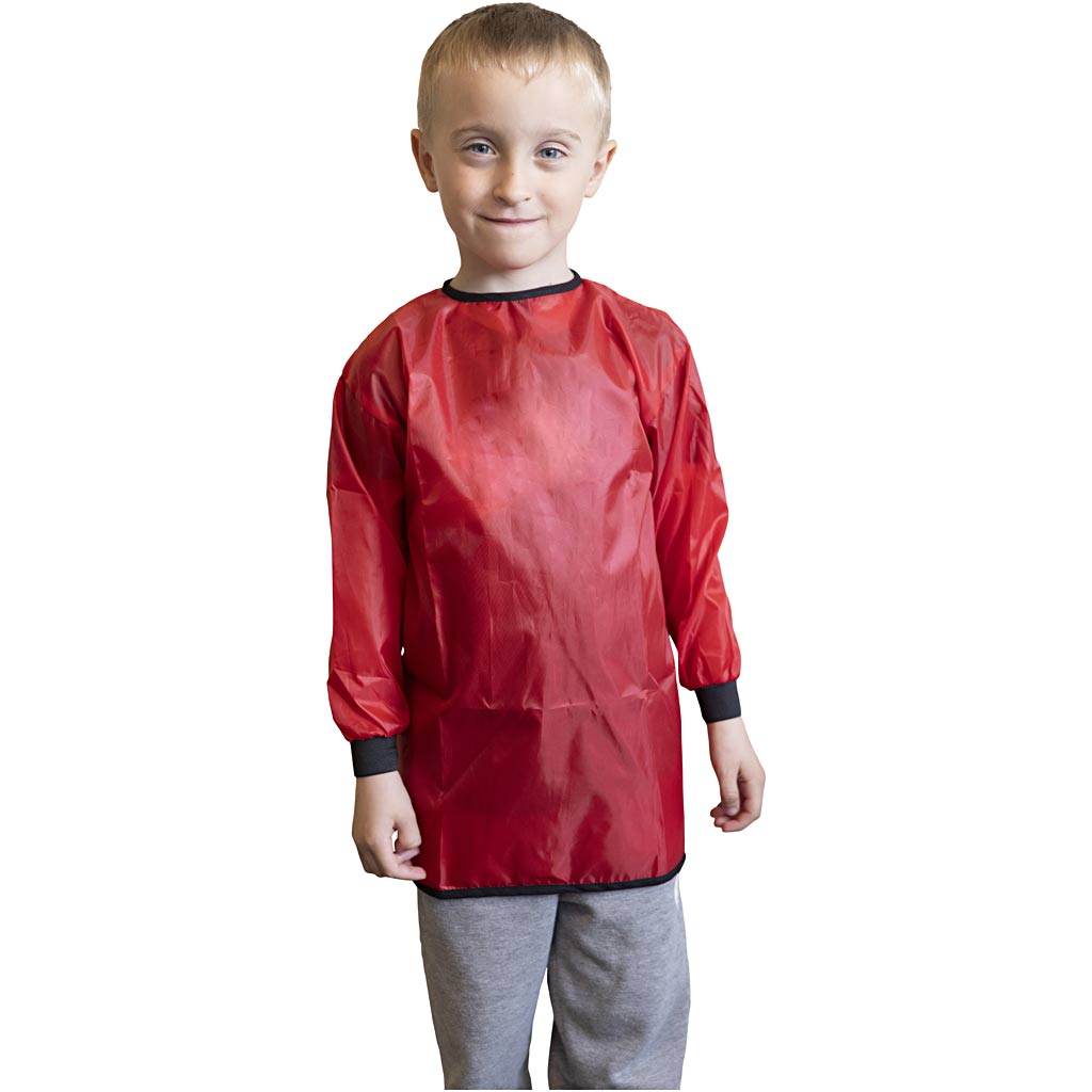 Creatief bedrijf kunstenaarskiel, l: 55 cm, afm 2-4 jaar, rood, 1 stuk