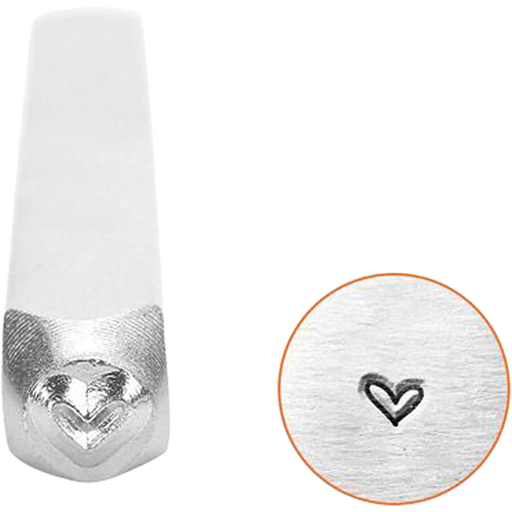 Impressart reliëfstempel, hart, l: 65 mm, afm 3 mm, 1 stuk